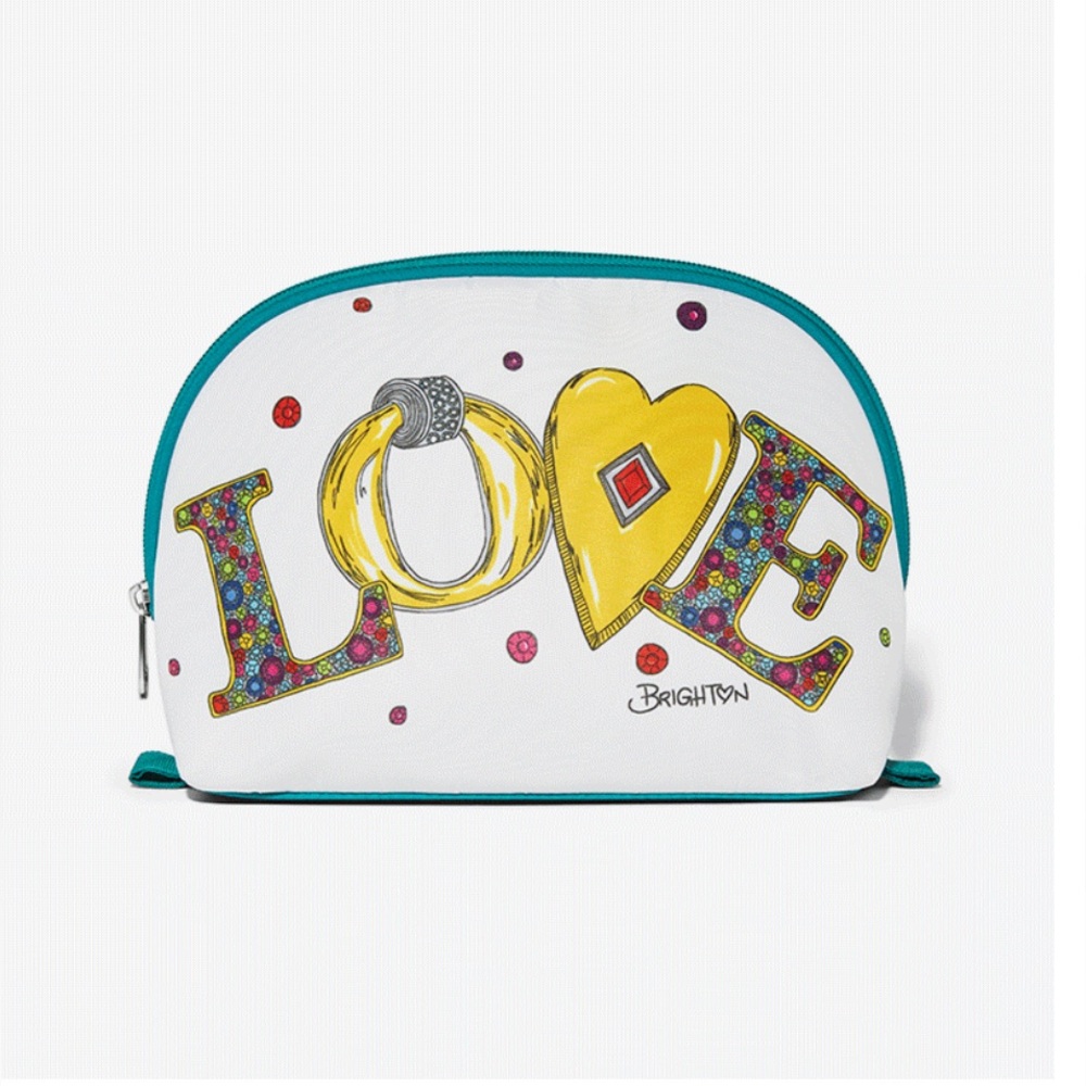 Brighton Charmed Love Cosmetic Bags (Set of 2)
